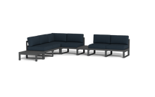 Load image into Gallery viewer, Mistral - Sectional - Pebble - Block - Cool Water