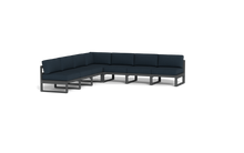Load image into Gallery viewer, Mistral - Sectional - Pebble - Block - Cool Water