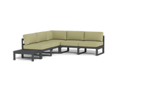 Load image into Gallery viewer, Mistral - Sectional - Pebble - Block - Fern