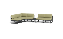 Load image into Gallery viewer, Mistral - Sectional - Pebble - Block - Fern