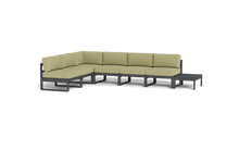 Load image into Gallery viewer, Mistral - Sectional - Pebble - Block - Fern