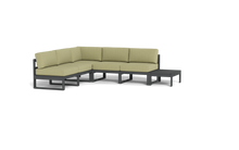 Load image into Gallery viewer, Mistral - Sectional - Pebble - Block - Fern