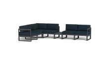Load image into Gallery viewer, Mistral - Sectional - Pebble - Block - Cool Water