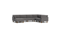 Load image into Gallery viewer, Luna - Sectional - Storm Grey - High Arms - Tall Legs