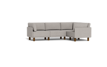 Load image into Gallery viewer, Luna - Sectional - Dream Grey - High Arms - Tall Legs