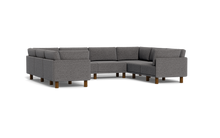 Load image into Gallery viewer, Luna - Sectional - Storm Grey - High Arms - Tall Legs