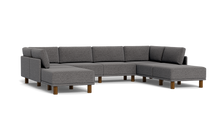 Load image into Gallery viewer, Luna - Sectional - Storm Grey - High Arms - Tall Legs
