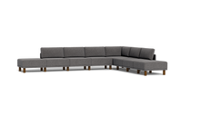Load image into Gallery viewer, Luna - Sectional - Storm Grey - High Arms - Tall Legs