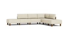 Load image into Gallery viewer, Luna - Sectional - Sunset Beige - High Arms - Tall Legs