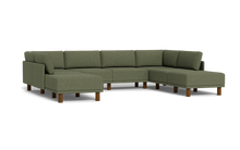 Load image into Gallery viewer, Luna - Sectional - Moss Green - High Arms - Tall Legs