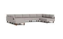 Load image into Gallery viewer, Luna - Sectional - Dream Grey - High Arms - Tall Legs