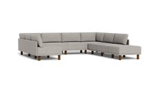 Load image into Gallery viewer, Luna - Sectional - Dream Grey - High Arms - Tall Legs