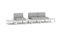 Load image into Gallery viewer, Mistral - Sofa - Sandstone - Block - Silver Shade