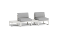 Load image into Gallery viewer, Mistral - Sofa - Sandstone - Block - Silver Shade