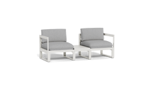 Load image into Gallery viewer, Mistral - Sofa - Sandstone - Block - Silver Shade