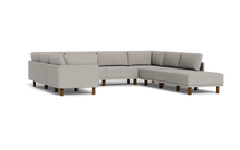 Load image into Gallery viewer, Luna - Sectional - Dream Grey - High Arms - Tall Legs