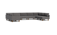 Load image into Gallery viewer, Luna - Sectional - Storm Grey - High Arms - Tall Legs