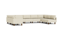 Load image into Gallery viewer, Luna - Sectional - Sunset Beige - High Arms - Tall Legs