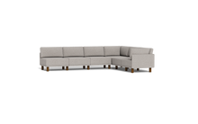 Load image into Gallery viewer, Luna - Sectional - Dream Grey - High Arms - Tall Legs