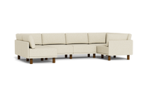 Load image into Gallery viewer, Luna - Sectional - Sunset Beige - High Arms - Tall Legs