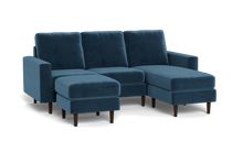 Load image into Gallery viewer, Altus - Sofa - Sapphire - Square Arms