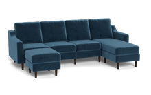 Load image into Gallery viewer, Altus - Sofa - Sapphire - Original Arms