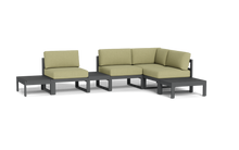 Load image into Gallery viewer, Mistral - Sectional - Pebble - Block - Fern
