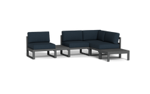 Load image into Gallery viewer, Mistral - Sectional - Pebble - Block - Cool Water