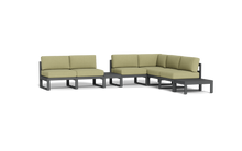 Load image into Gallery viewer, Mistral - Sectional - Pebble - Block - Fern