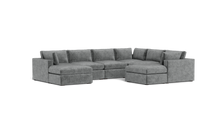 Load image into Gallery viewer, Ciello XL - Sectional - Basalt - Regular Arms