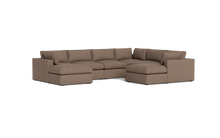 Load image into Gallery viewer, Ciello XL - Sectional - Mocha - Regular Arms