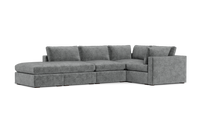 Load image into Gallery viewer, Ciello XL - Sectional - Basalt - Regular Arms