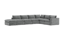 Load image into Gallery viewer, Ciello XL - Sectional - Basalt - Regular Arms