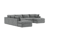 Load image into Gallery viewer, Ciello XL - Sectional - Basalt - Regular Arms