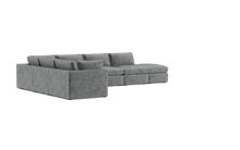 Load image into Gallery viewer, Ciello XL - Sectional - Basalt - Regular Arms