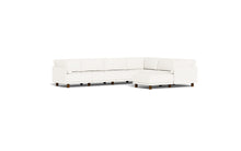 Load image into Gallery viewer, Luna - Sectional - Snowdrift - High Arms - Low Legs