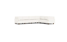 Load image into Gallery viewer, Luna - Sectional - Snowdrift - High Arms - Low Legs
