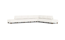 Load image into Gallery viewer, Luna - Sectional - Snowdrift - High Arms - Low Legs