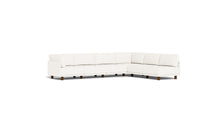 Load image into Gallery viewer, Luna - Sectional - Snowdrift - High Arms - Low Legs