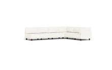 Load image into Gallery viewer, Luna - Sectional - Snowdrift - High Arms - Low Legs