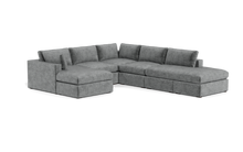 Load image into Gallery viewer, Ciello XL - Sectional - Basalt - Regular Arms