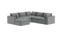 Load image into Gallery viewer, Ciello XL - Sectional - Basalt - Regular Arms
