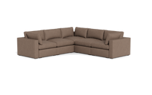 Load image into Gallery viewer, Ciello XL - Sectional - Mocha - Regular Arms