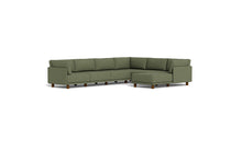 Load image into Gallery viewer, Luna - Sectional - Moss Green - High Arms - Low Legs