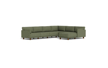 Load image into Gallery viewer, Luna - Sectional - Moss Green - Low Arms - Low Legs