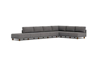 Load image into Gallery viewer, Luna - Sectional - Storm Grey - High Arms - Low Legs
