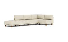 Load image into Gallery viewer, Luna - Sectional - Sunset Beige - High Arms - Low Legs