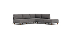 Load image into Gallery viewer, Luna - Sectional - Storm Grey - High Arms - Low Legs