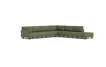 Load image into Gallery viewer, Luna - Sectional - Moss Green - High Arms - Low Legs