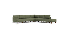 Load image into Gallery viewer, Luna - Sectional - Moss Green - Low Arms - Tall Legs
